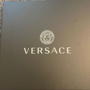 Versace satin draw string swim shorts